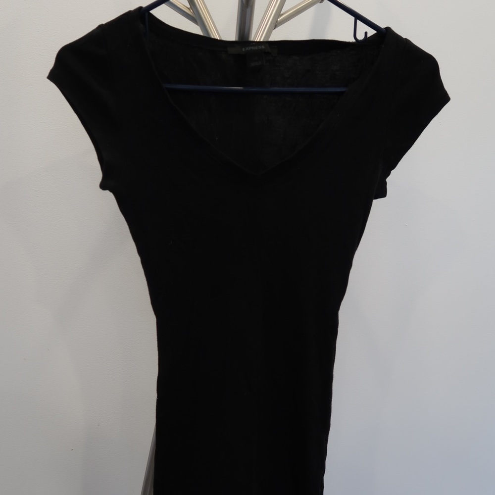 Plain Black Express Short Sleeve Tee